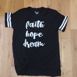 No Boundaries Black Graphic Tee